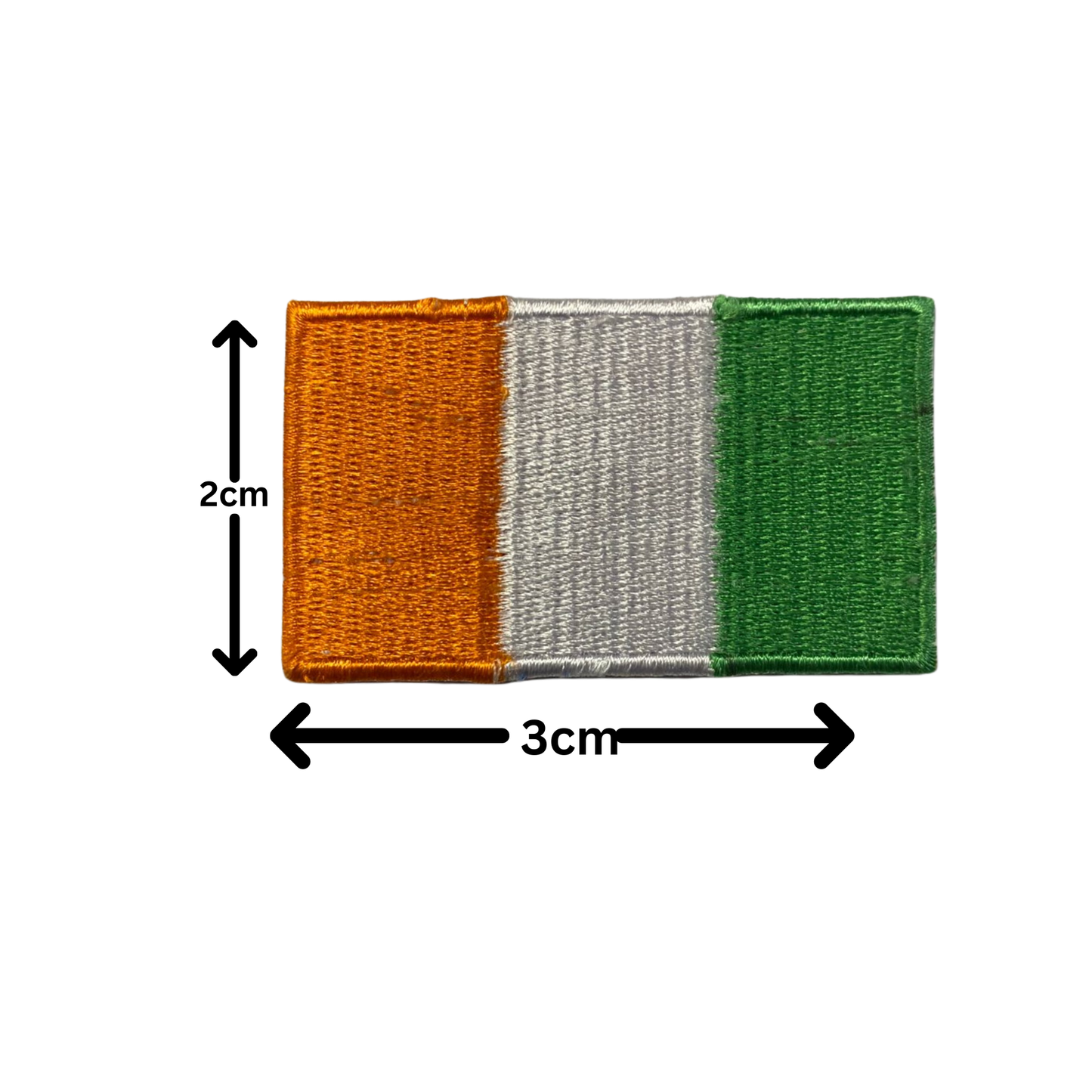 All Country Flag Patches (3 × 2 cm), Embroidered Iron-On/Sew On National Flags, Badge Traveler Gift Patch for Jacket, Backpack, Hat DIY Craft