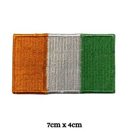 Country Flag Embroidered Patch – Iron On / Sew On National Flag Badge | All Countries Available | Jacket, Backpack, Hat, Uniform – Choose Your Country (A-J)