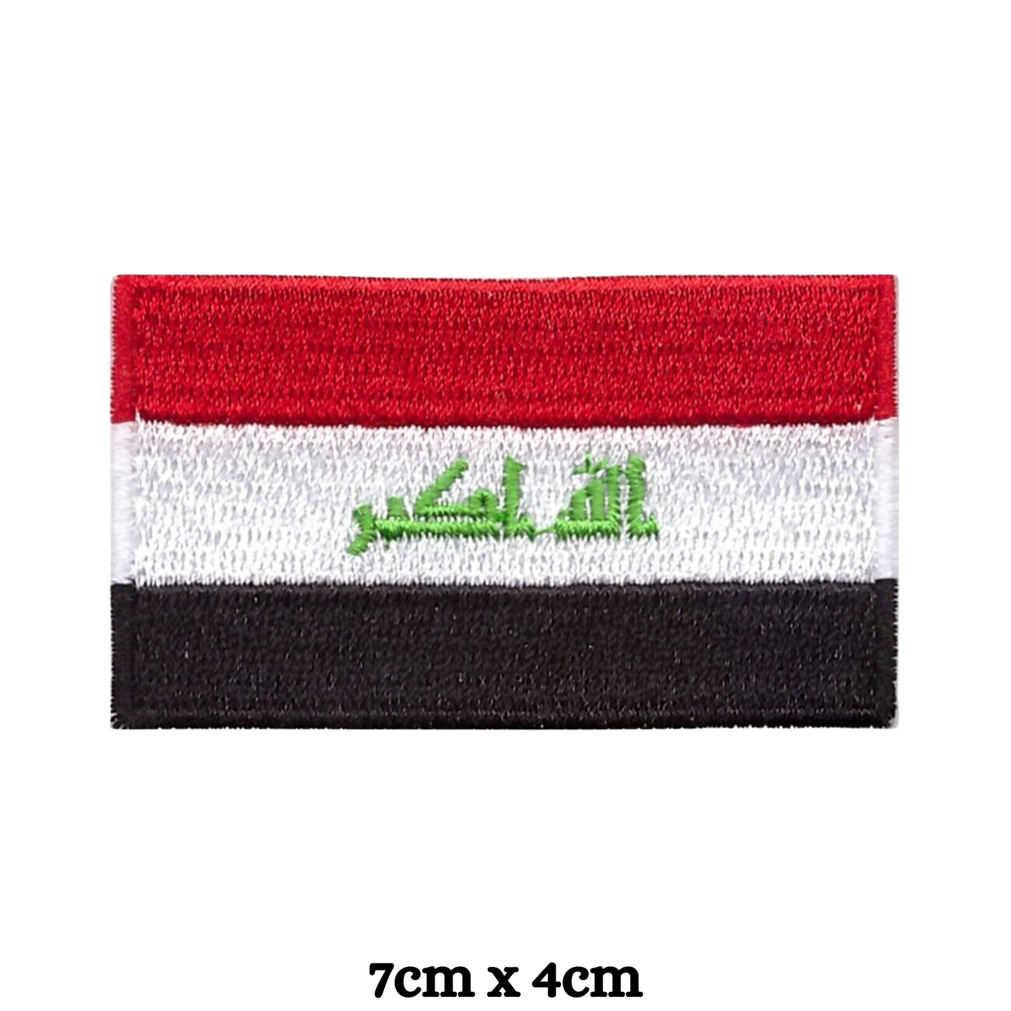 Country Flag Embroidered Patch – Iron On / Sew On National Flag Badge | All Countries Available | Jacket, Backpack, Hat, Uniform – Choose Your Country (A-J)