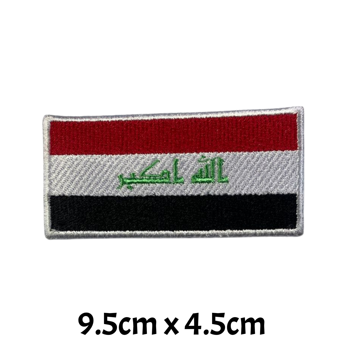 All Country Flag Patches (9.5 × 4.5 cm), Embroidered Iron-On/Sew-On National Flag Badges for Jacket, Backpack, Hat, Bags and DIY Craft (A-J)