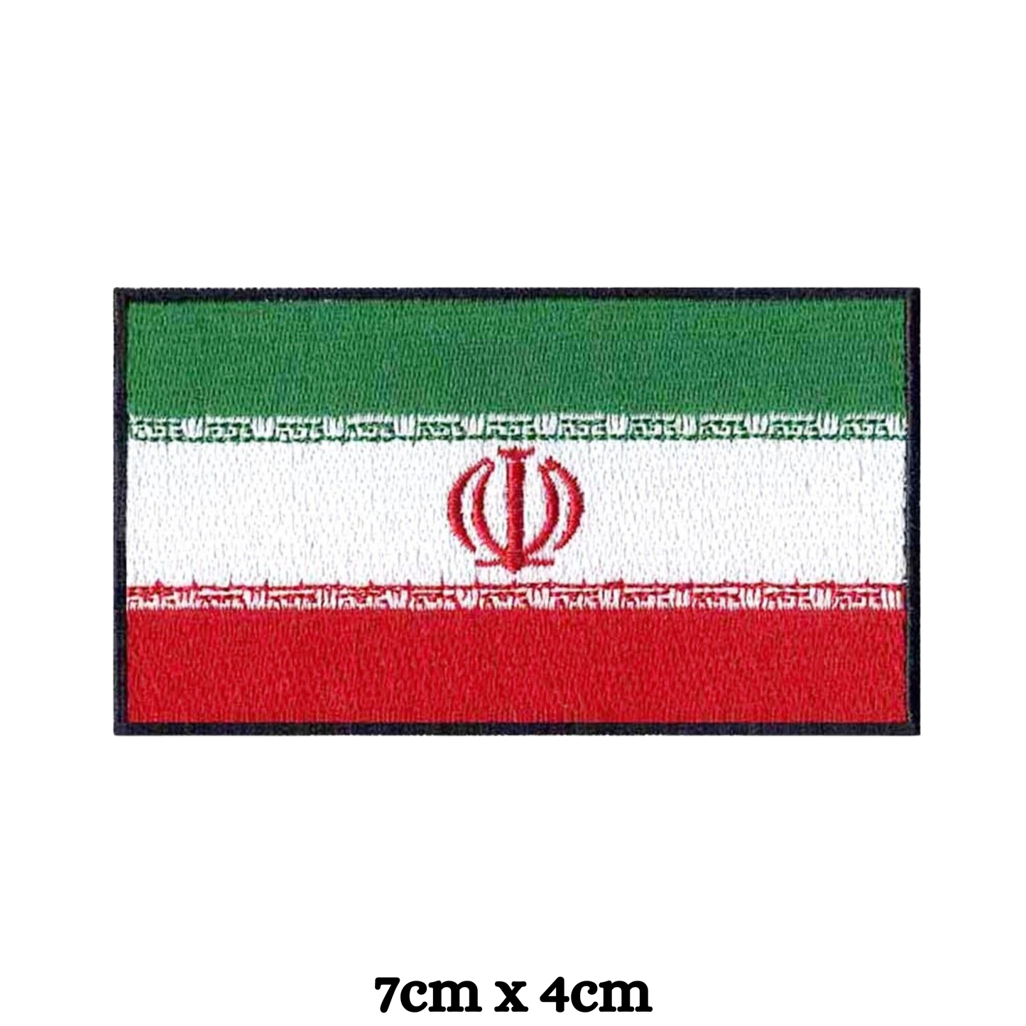 Country Flag Embroidered Patch – Iron On / Sew On National Flag Badge | All Countries Available | Jacket, Backpack, Hat, Uniform – Choose Your Country (A-J)