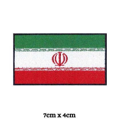 Country Flag Embroidered Patch – Iron On / Sew On National Flag Badge | All Countries Available | Jacket, Backpack, Hat, Uniform – Choose Your Country (A-J)