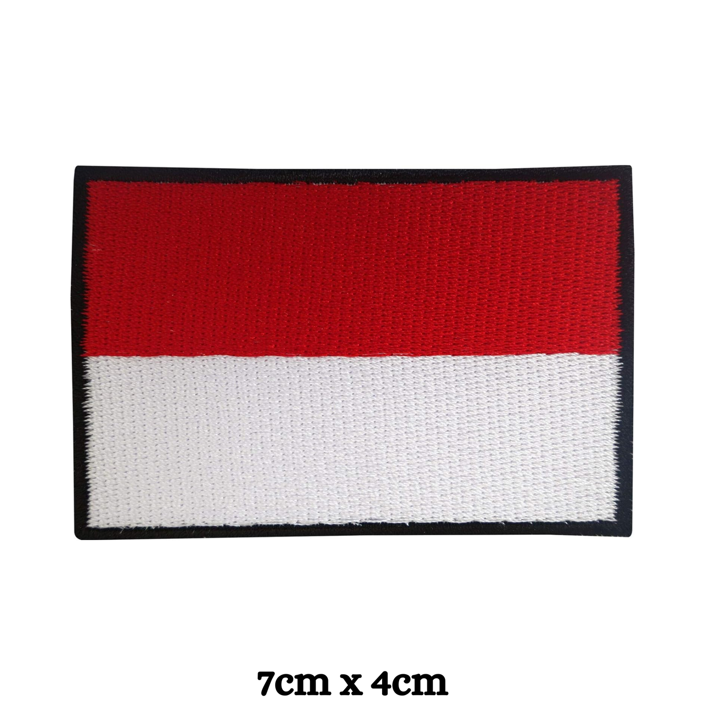 Country Flag Embroidered Patch – Iron On / Sew On National Flag Badge | All Countries Available | Jacket, Backpack, Hat, Uniform – Choose Your Country (A-J)