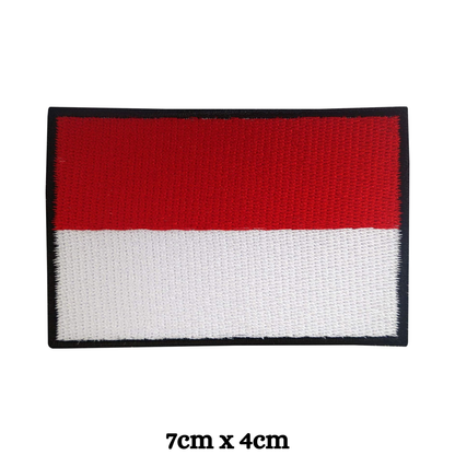 Country Flag Embroidered Patch – Iron On / Sew On National Flag Badge | All Countries Available | Jacket, Backpack, Hat, Uniform – Choose Your Country (A-J)