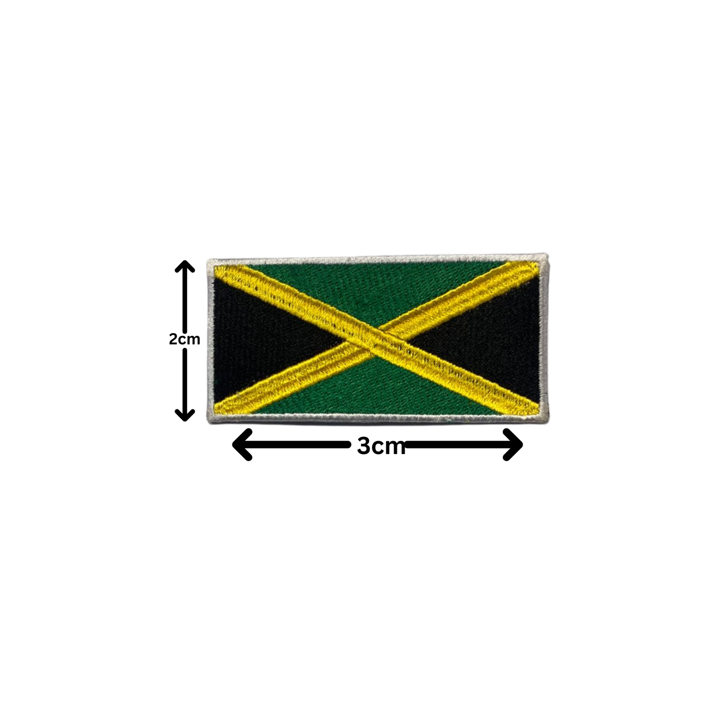 All Country Flag Patches (3 × 2 cm), Embroidered Iron-On/Sew On National Flags, Badge Traveler Gift Patch for Jacket, Backpack, Hat DIY Craft