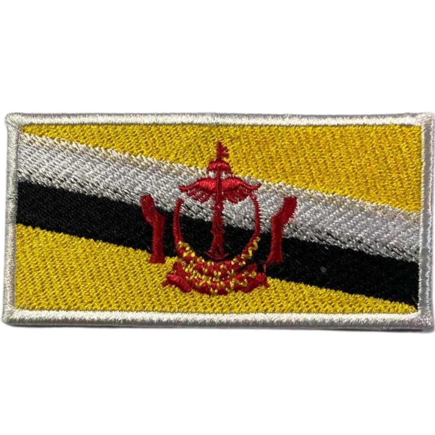 All Country Flag Patches (3 × 2 cm), Embroidered Iron-On/Sew On National Flags, Badge Traveler Gift Patch for Jacket, Backpack, Hat DIY Craft (K-S)