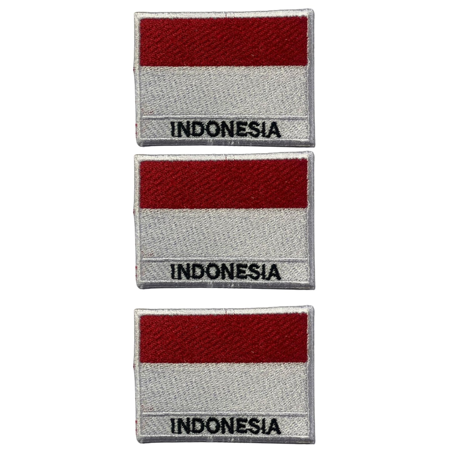 National Country Flag Iron On Patch, Set of 3, Embroidered Fabric Applique, 7cm x 5cm, Rectangular, United Kingdom Theme, for Jackets, Bags, Hats and Crafts (A-J)