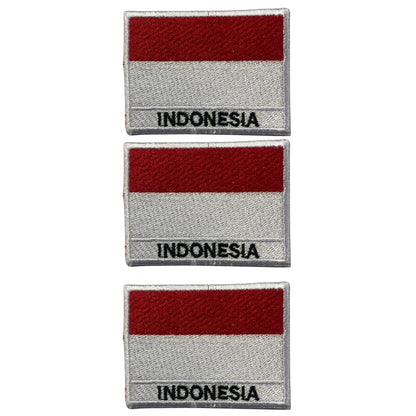 National Country Flag Iron On Patch, Set of 3, Embroidered Fabric Applique, 7cm x 5cm, Rectangular, United Kingdom Theme, for Jackets, Bags, Hats and Crafts (A-J)