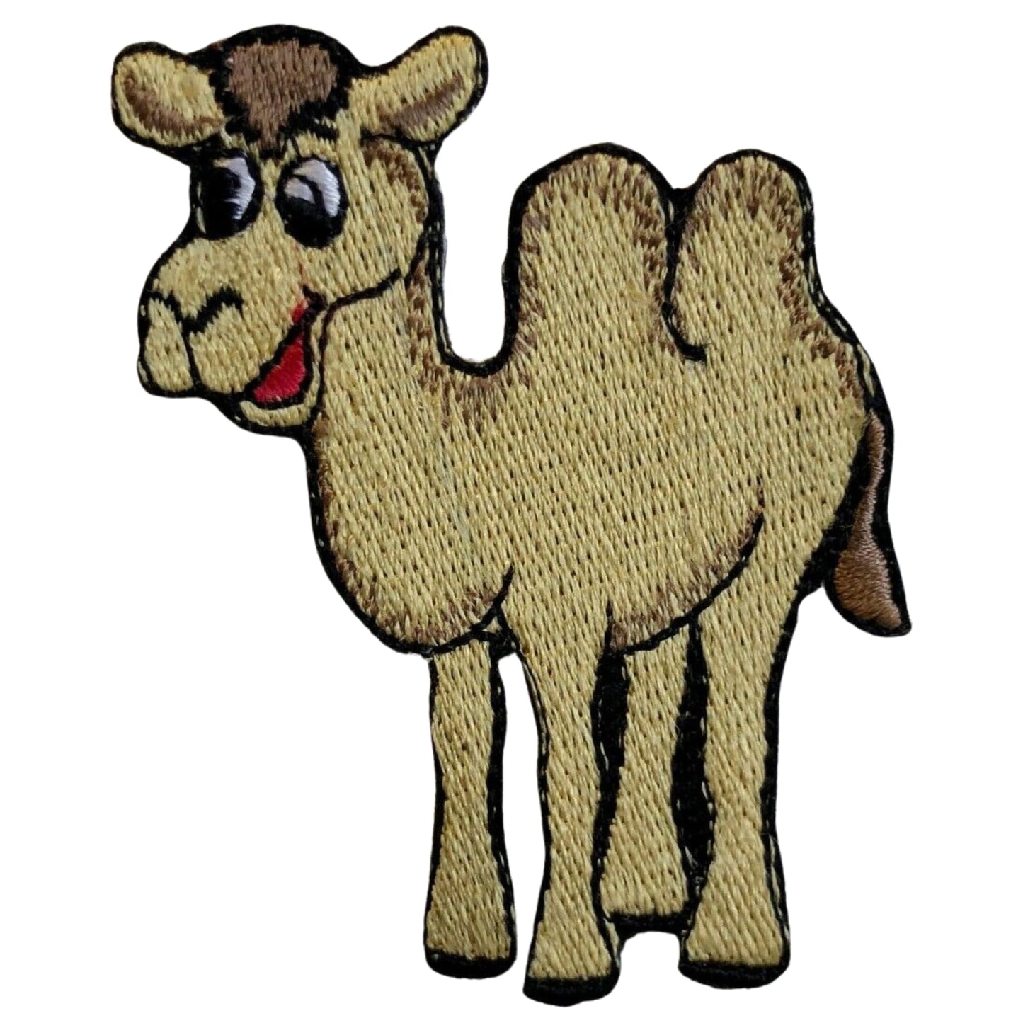 Camel Animal Embroidery Iron-On Patches for Clothing Sew-On Applique for DIY Crafts Denim Jackets Jeans Backpacks