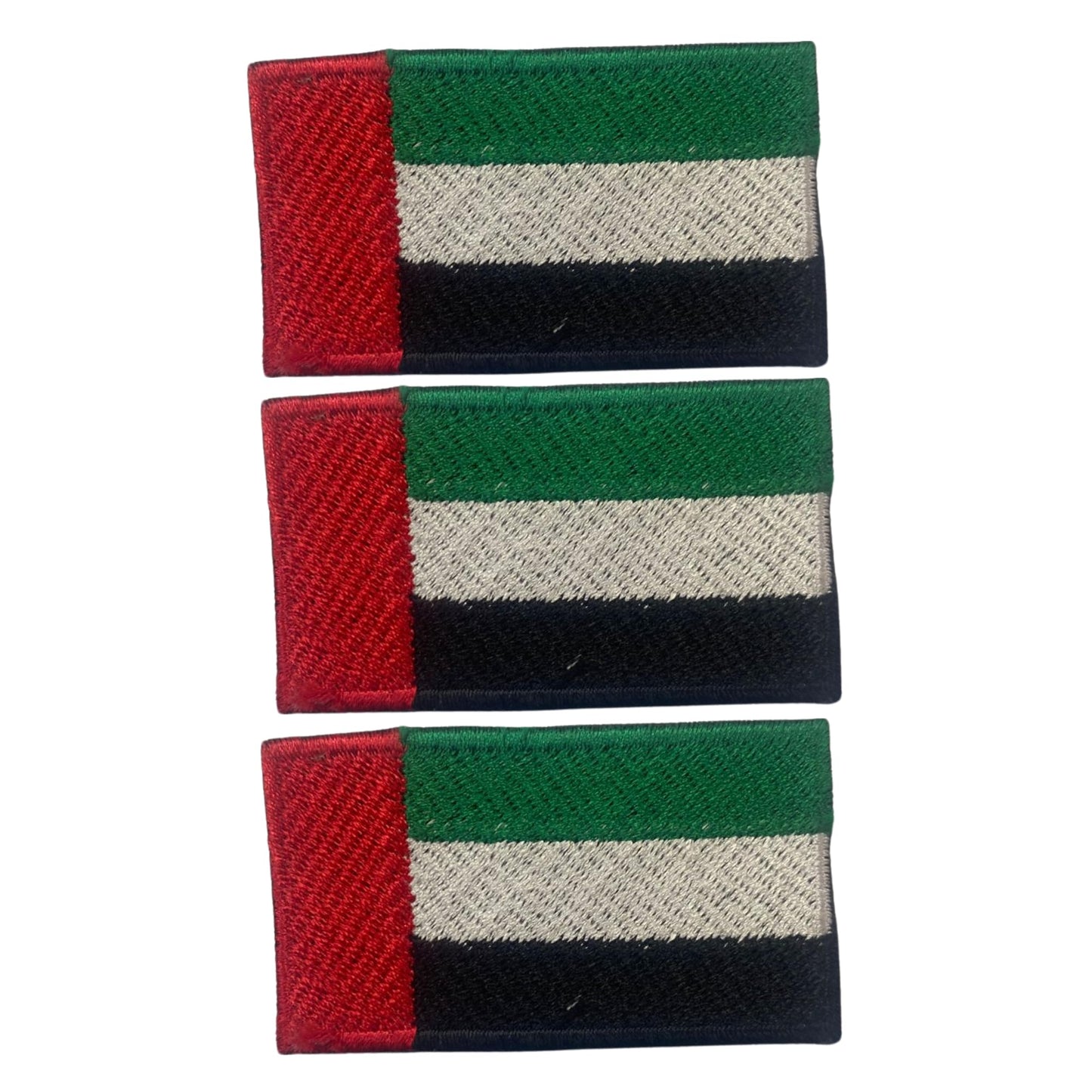 3 Pieces All Countries Flag Patches, 7×4 cm Embroidered Iron-On/Sew On National Flags, World Country Badge Appliques for Vest, Jacket, Backpack, Hat,(A-J)