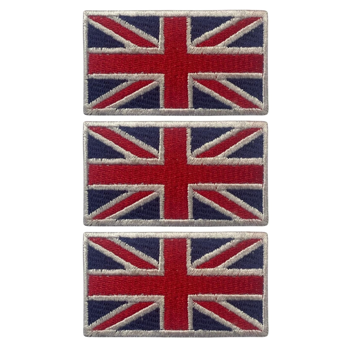 3 Pieces All Countries Flag Patches, 7×4 cm Embroidered Iron-On/Sew On National Flags, World Country Badge Appliques for Vest, Jacket, Backpack, Hat, (T-Z)