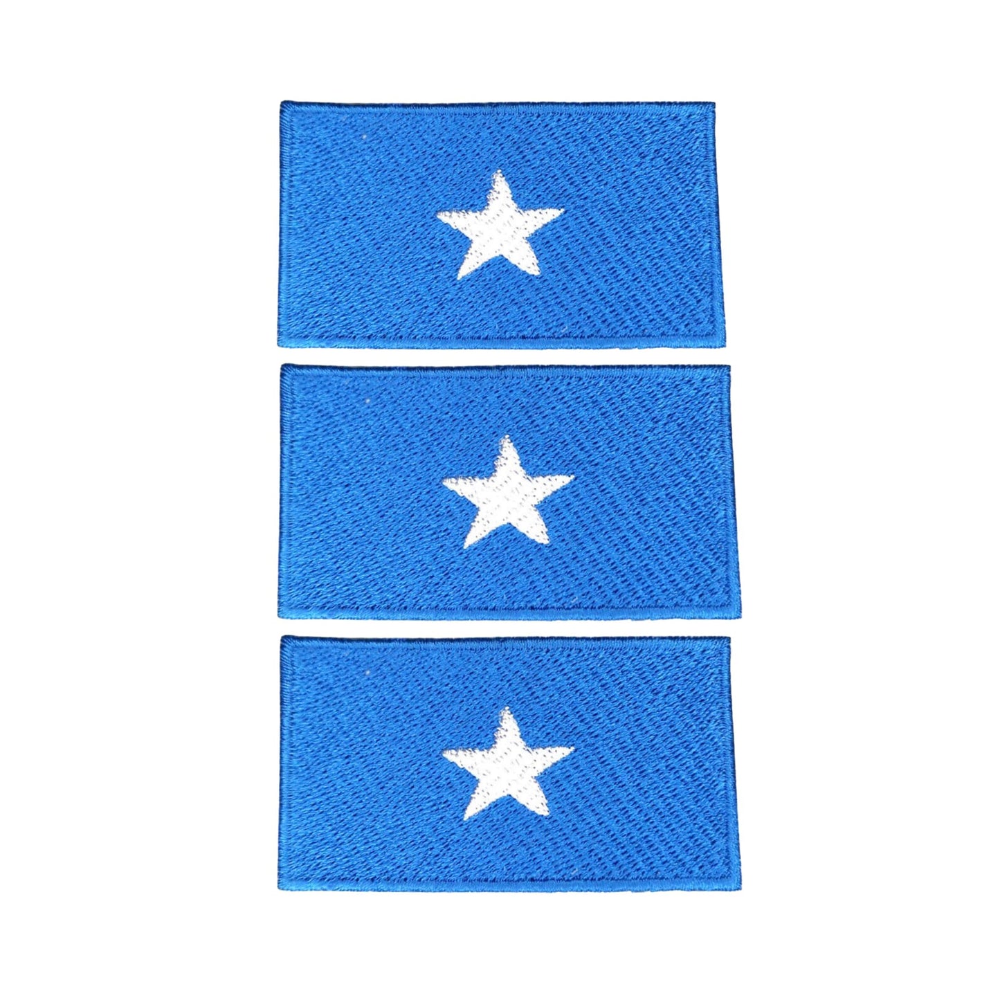 3 Pieces All Countries Flag Patches, 7×4 cm Embroidered Iron-On/Sew On National Flags, World Country Badge Appliques for Vest, Jacket, Backpack, Hat, (K-S)