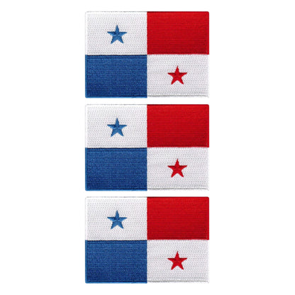 3 Pieces All Countries Flag Patches, 7×4 cm Embroidered Iron-On/Sew On National Flags, World Country Badge Appliques for Vest, Jacket, Backpack, Hat, (T-Z)