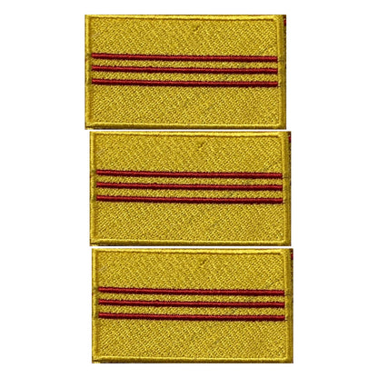 3 Pieces All Countries Flag Patches, 7×4 cm Embroidered Iron-On/Sew On National Flags, World Country Badge Appliques for Vest, Jacket, Backpack, Hat, (K-S)