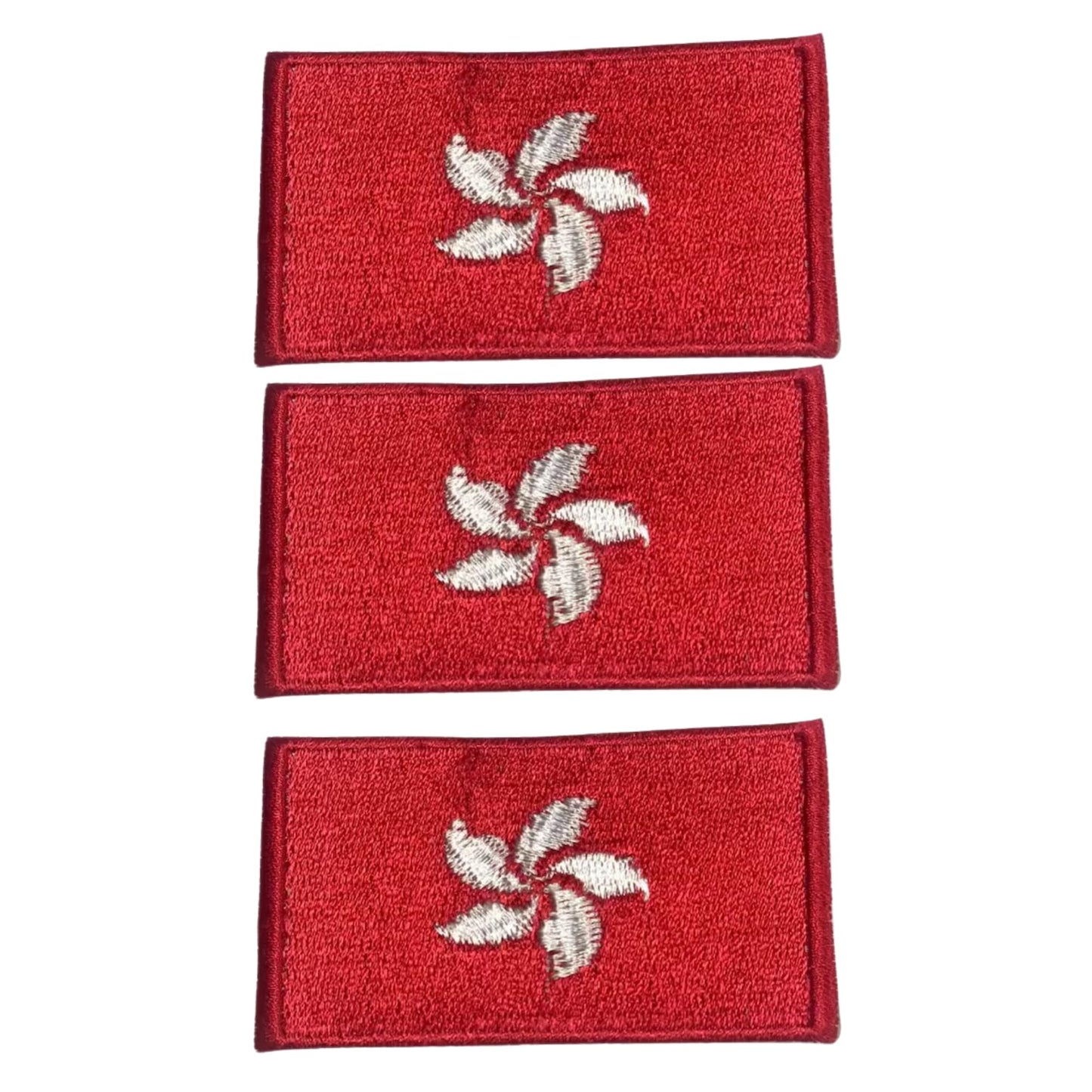 3 Pieces All Countries Flag Patches, 7×4 cm Embroidered Iron-On/Sew On National Flags, World Country Badge Appliques for Vest, Jacket, Backpack, Hat, (K-S)