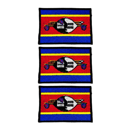 3 Pieces All Countries Flag Patches, 7×4 cm Embroidered Iron-On/Sew On National Flags, World Country Badge Appliques for Vest, Jacket, Backpack, Hat,(A-J)