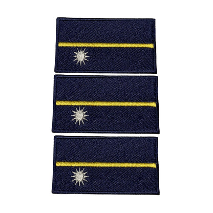3 Pieces All Countries Flag Patches, 7×4 cm Embroidered Iron-On/Sew On National Flags, World Country Badge Appliques for Vest, Jacket, Backpack, Hat, (T-Z)
