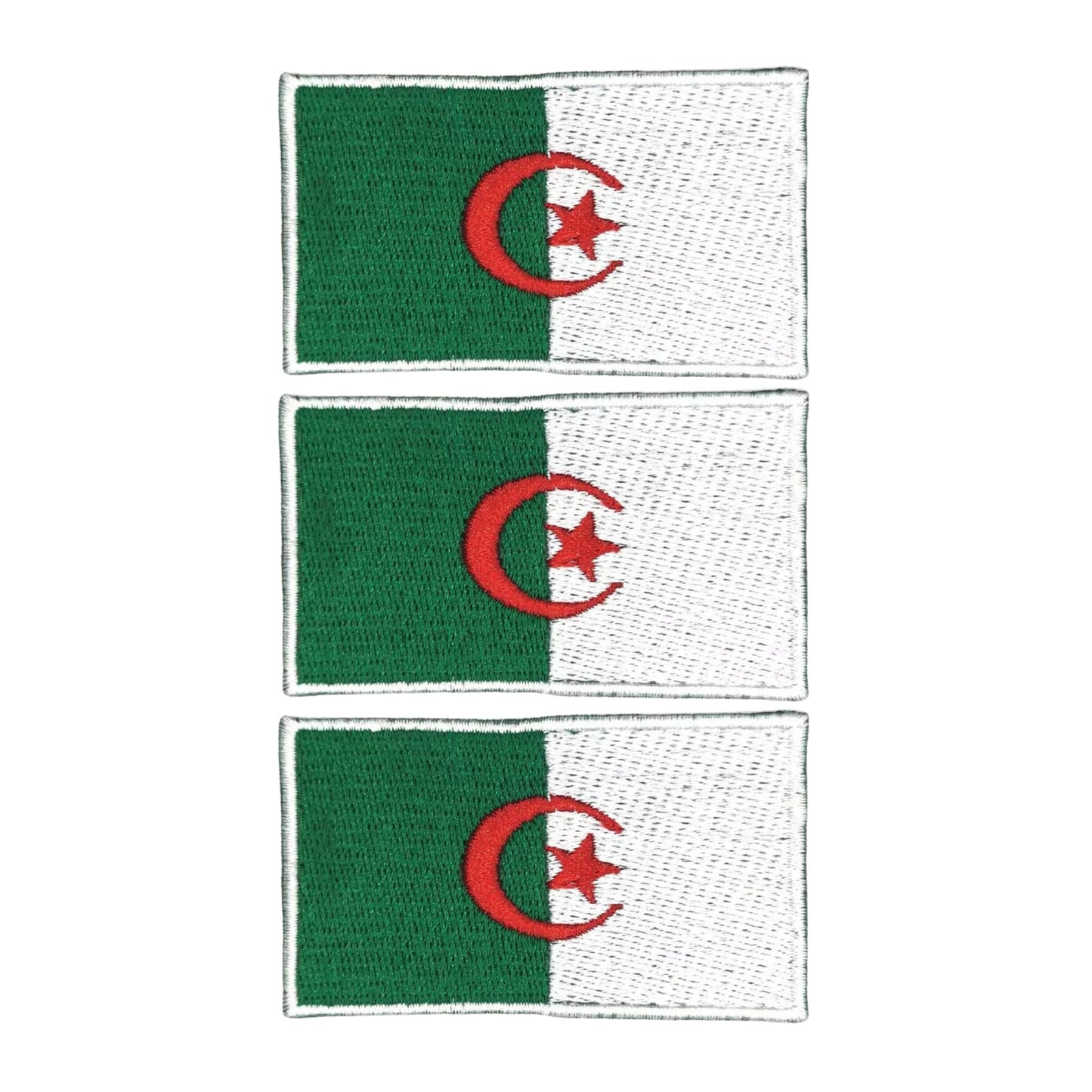 3 Pieces All Countries Flag Patches, 7×4 cm Embroidered Iron-On/Sew On National Flags, World Country Badge Appliques for Vest, Jacket, Backpack, Hat, (T-Z)