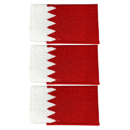 3 Pieces All Countries Flag Patches, 7×4 cm Embroidered Iron-On/Sew On National Flags, World Country Badge Appliques for Vest, Jacket, Backpack, Hat,(A-J)