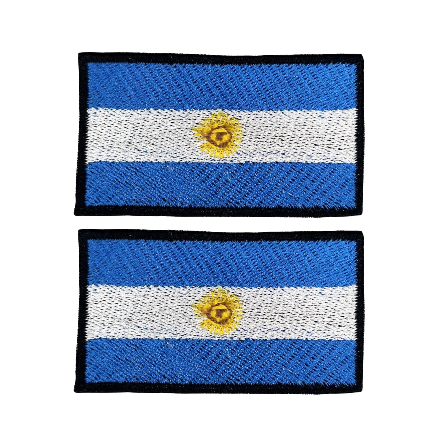 3 Pieces All Countries Flag Patches, 7×4 cm Embroidered Iron-On/Sew On National Flags, World Country Badge Appliques for Vest, Jacket, Backpack, Hat, (T-Z)