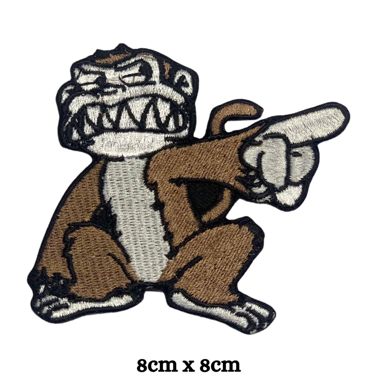 Evil Closet Monkey Embroidery Iron-On Patches for Clothing Sew-On Applique for DIY Crafts Denim Jackets Jeans Backpacks