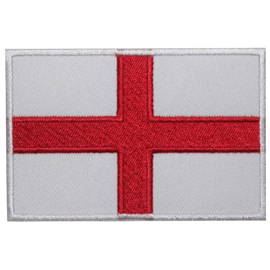 England National Flag Embroidery Iron-On Patches for Clothing Sew-On Applique for DIY Crafts Denim Jackets Jeans Backpacks