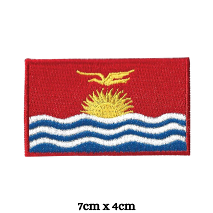 Country Flag Embroidered Patch – Iron On / Sew On National Flag Badge | All Countries Available | Jacket, Backpack, Hat, Uniform – Choose Your Country (K-S)