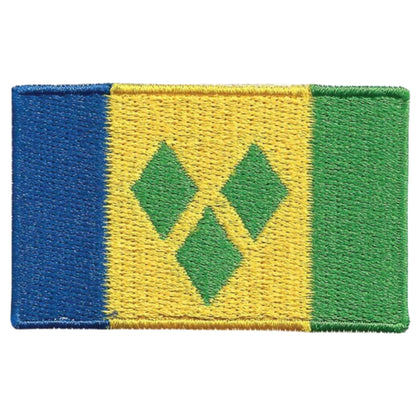 All Country Flag Patches (3 × 2 cm), Embroidered Iron-On/Sew On National Flags, Badge Traveler Gift Patch for Jacket, Backpack, Hat DIY Craft (T-Z)