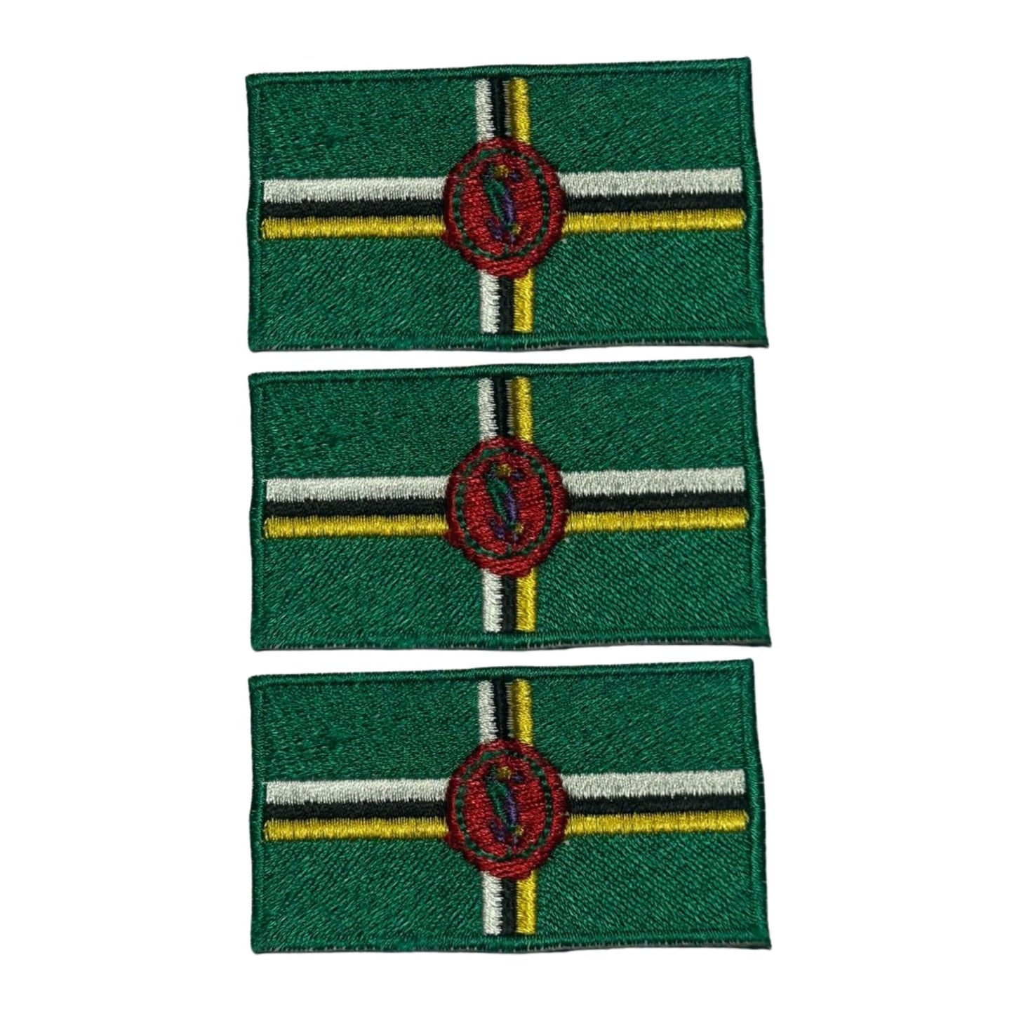 3 Pieces All Countries Flag Patches, 7×4 cm Embroidered Iron-On/Sew On National Flags, World Country Badge Appliques for Vest, Jacket, Backpack, Hat, (T-Z)