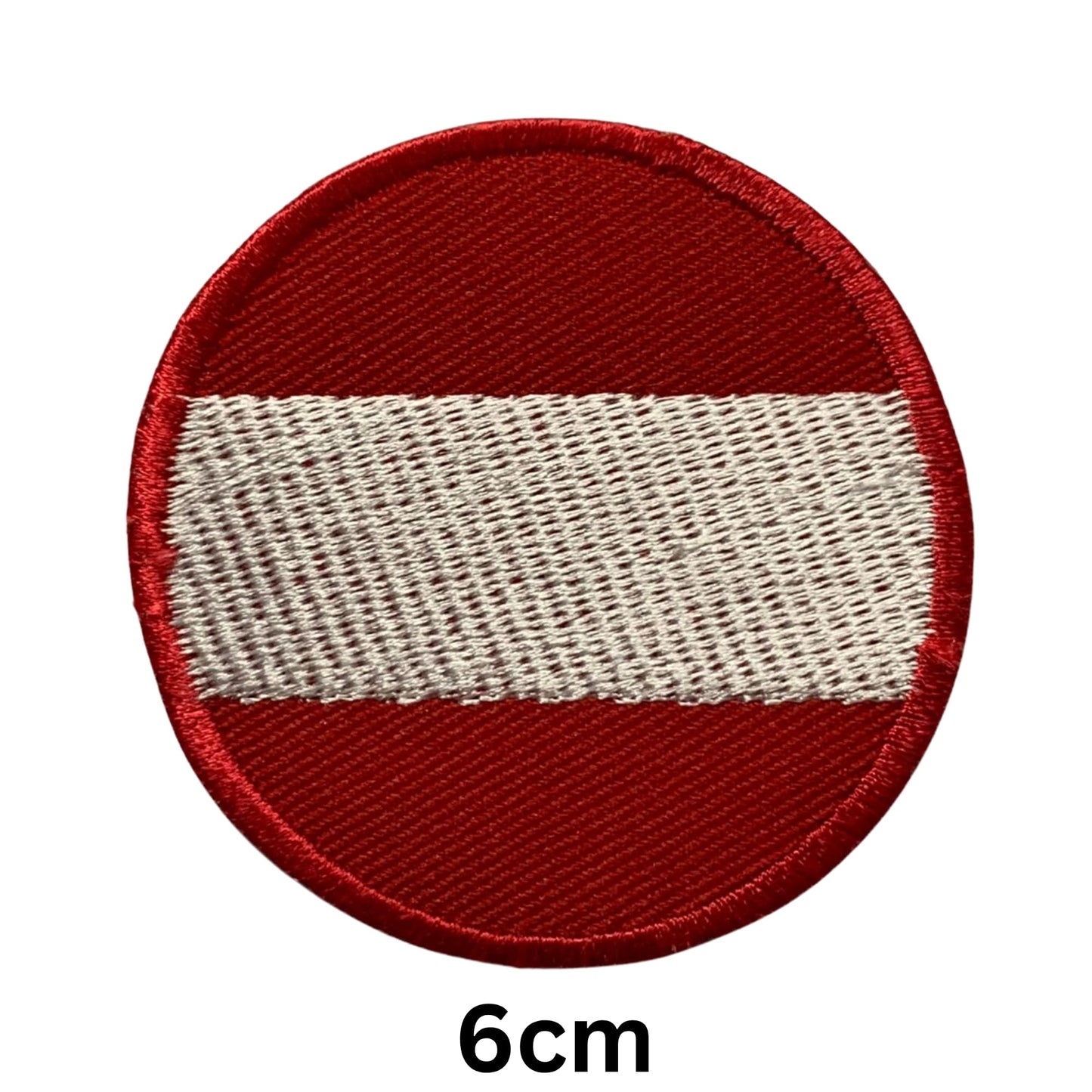 Austria Flag Embroidered Patches, Iron-On/Sew-On Applique, Shield, Round, Heart and Rectangle Flag Badges for Jackets, Bags, Uniforms, Various Sizes