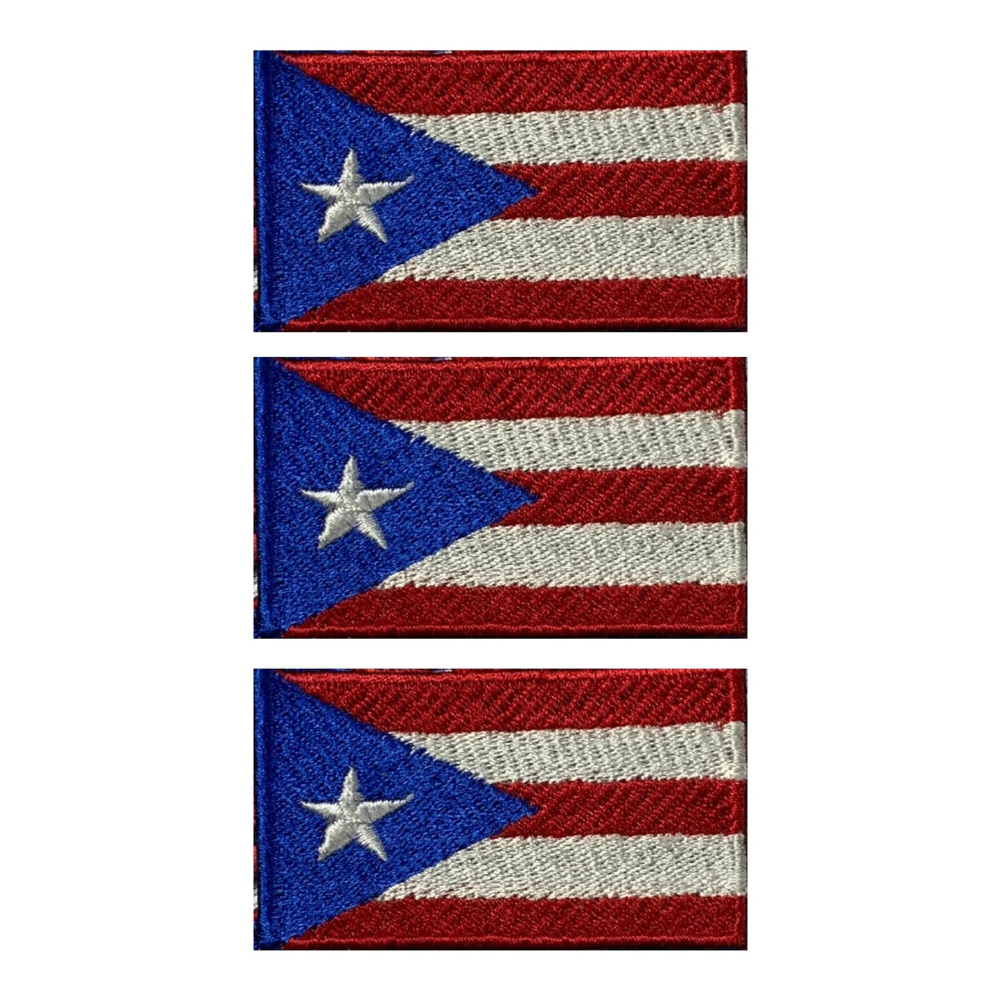 3 Pieces All Countries Flag Patches, 7×4 cm Embroidered Iron-On/Sew On National Flags, World Country Badge Appliques for Vest, Jacket, Backpack, Hat, (T-Z)