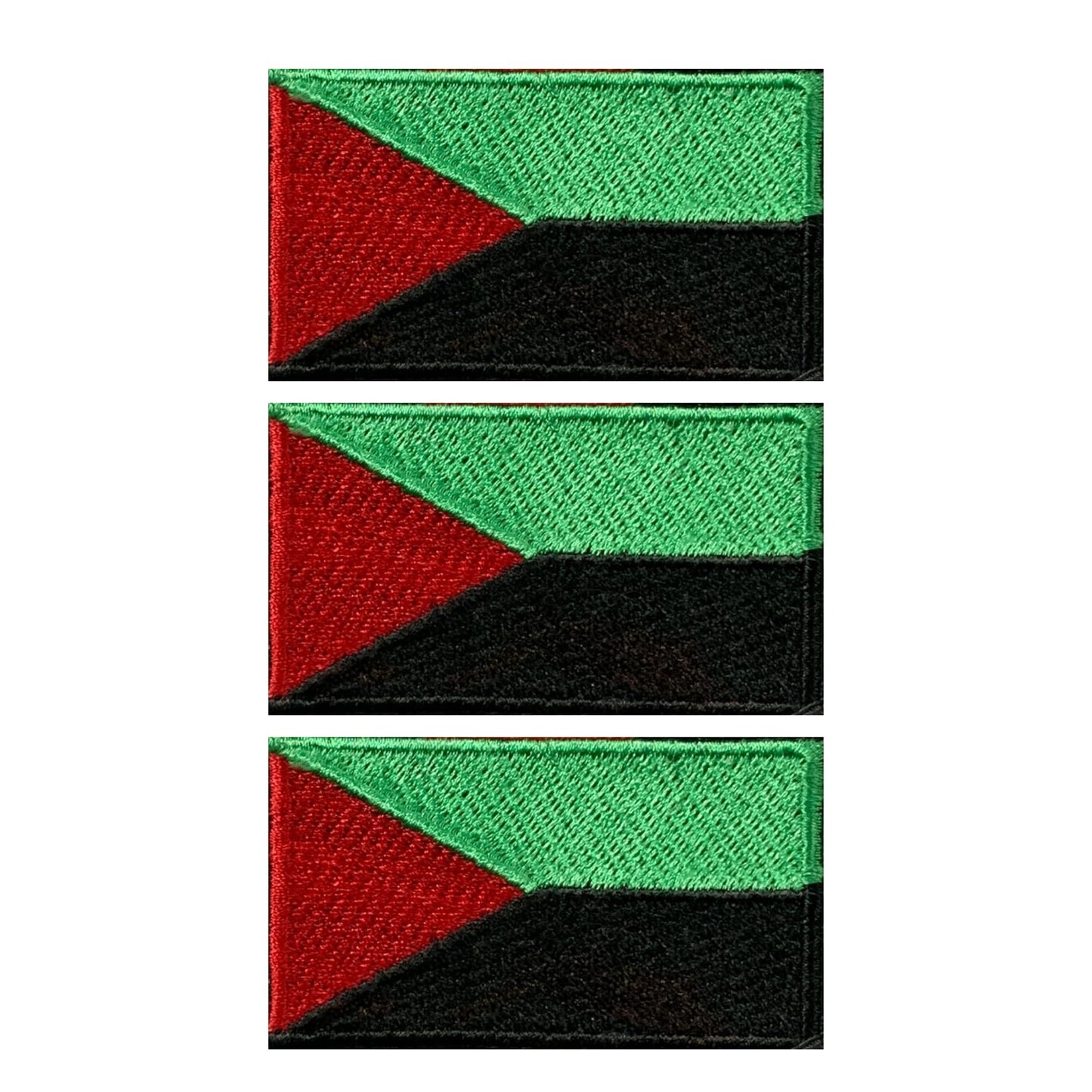 3 Pieces All Countries Flag Patches, 7×4 cm Embroidered Iron-On/Sew On National Flags, World Country Badge Appliques for Vest, Jacket, Backpack, Hat,(A-J)