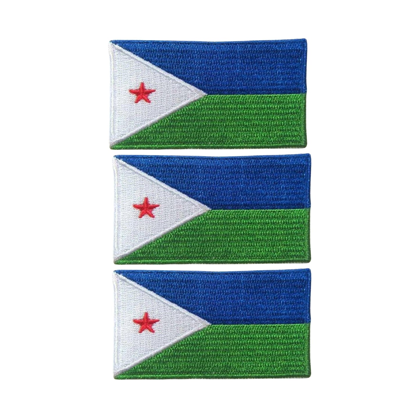 3 Pieces All Countries Flag Patches, 7×4 cm Embroidered Iron-On/Sew On National Flags, World Country Badge Appliques for Vest, Jacket, Backpack, Hat, (T-Z)