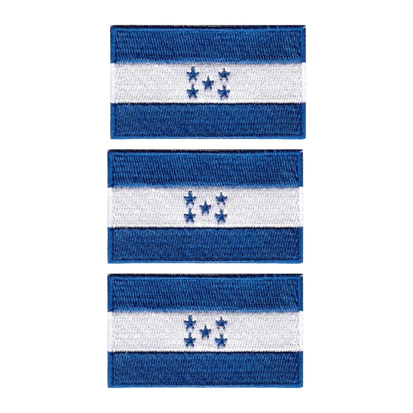3 Pieces All Countries Flag Patches, 7×4 cm Embroidered Iron-On/Sew On National Flags, World Country Badge Appliques for Vest, Jacket, Backpack, Hat, (K-S)