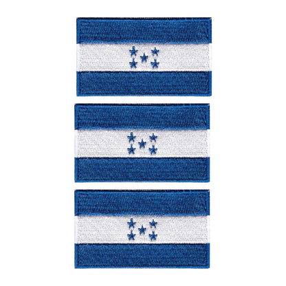 3 Pieces All Countries Flag Patches, 7×4 cm Embroidered Iron-On/Sew On National Flags, World Country Badge Appliques for Vest, Jacket, Backpack, Hat, (T-Z)