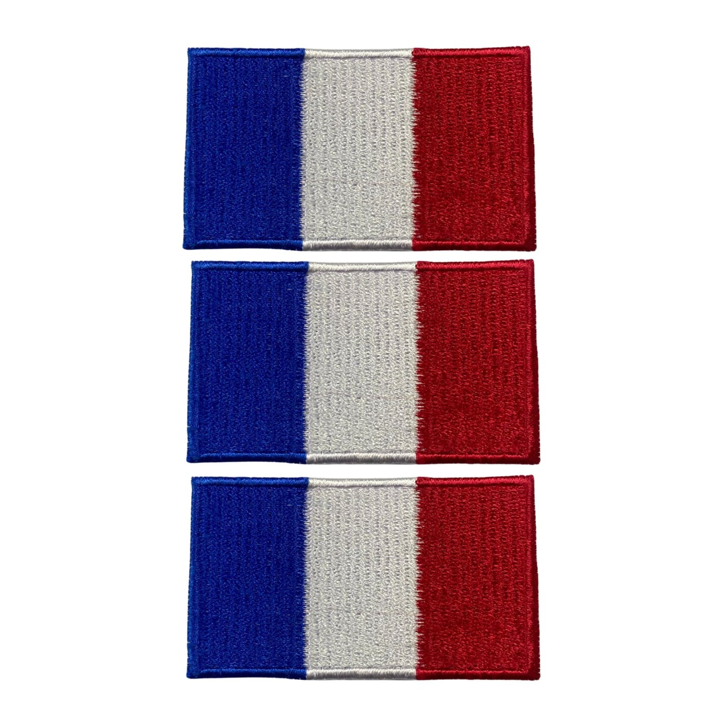 3 Pieces All Countries Flag Patches, 7×4 cm Embroidered Iron-On/Sew On National Flags, World Country Badge Appliques for Vest, Jacket, Backpack, Hat, (T-Z)