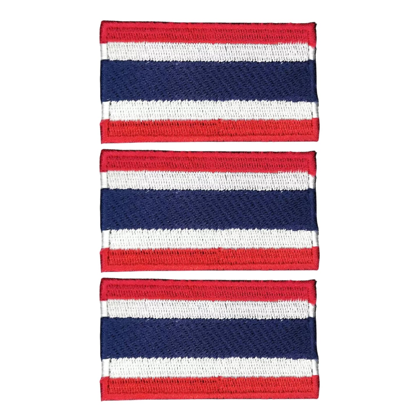 3 Pieces All Countries Flag Patches, 7×4 cm Embroidered Iron-On/Sew On National Flags, World Country Badge Appliques for Vest, Jacket, Backpack, Hat, (K-S)
