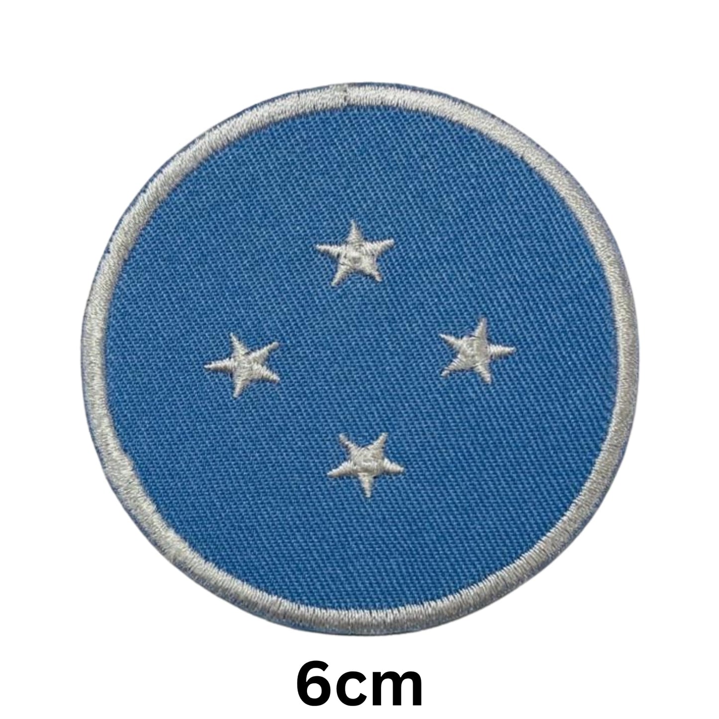 Micronesia Flag Embroidered Patch Set, Iron-On or Sew-On Applique Badges, Rectangle Shield Round Heart Shapes, for Jackets, Backpacks, Hats, Uniforms and Various Sizes