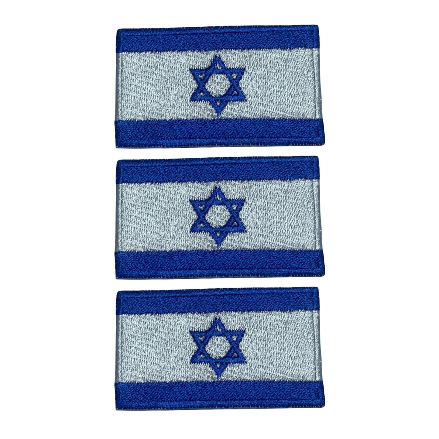 3 Pieces All Countries Flag Patches, 7×4 cm Embroidered Iron-On/Sew On National Flags, World Country Badge Appliques for Vest, Jacket, Backpack, Hat,(A-J)