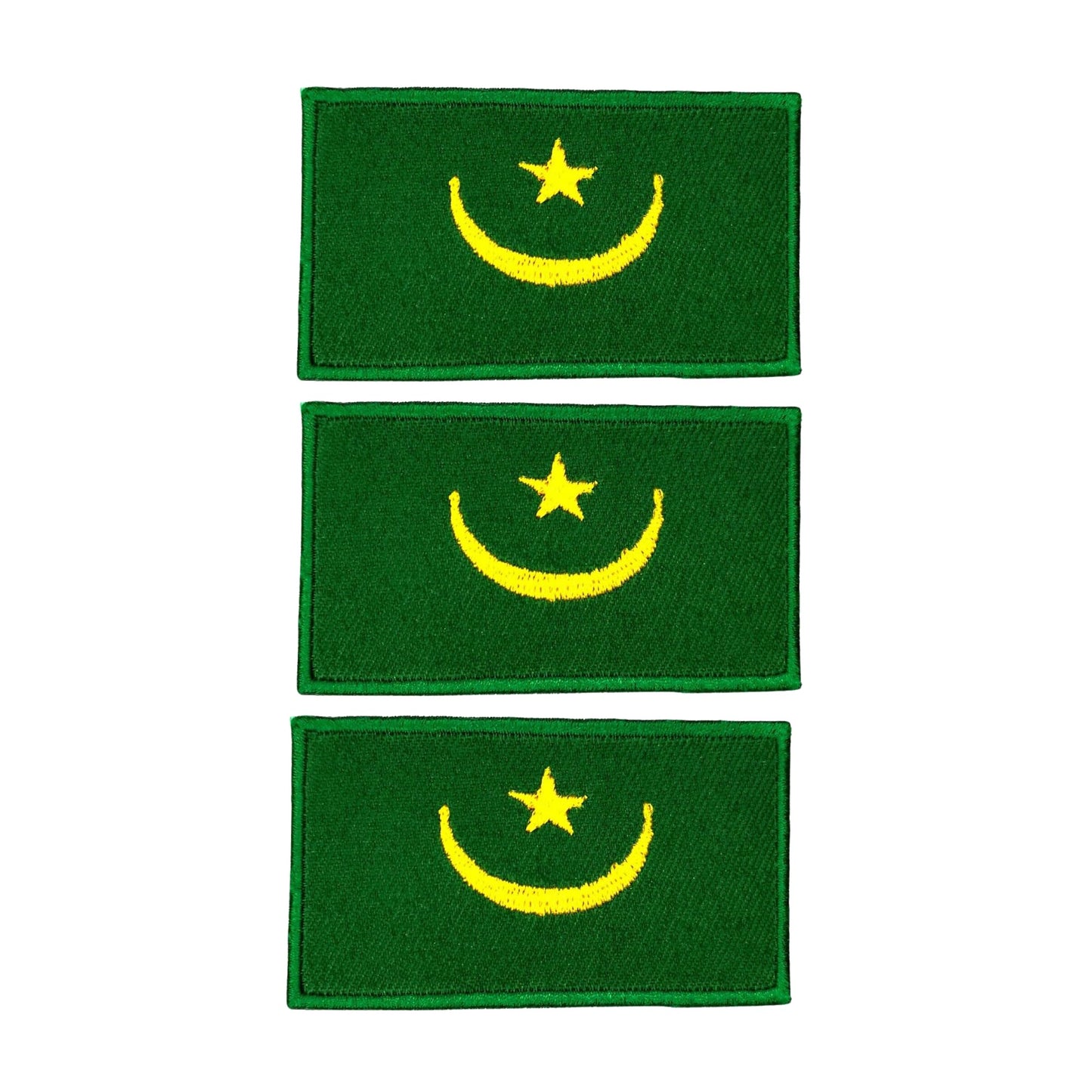 3 Pieces All Countries Flag Patches, 7×4 cm Embroidered Iron-On/Sew On National Flags, World Country Badge Appliques for Vest, Jacket, Backpack, Hat, (T-Z)