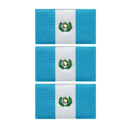 3 Pieces All Countries Flag Patches, 7×4 cm Embroidered Iron-On/Sew On National Flags, World Country Badge Appliques for Vest, Jacket, Backpack, Hat, (T-Z)