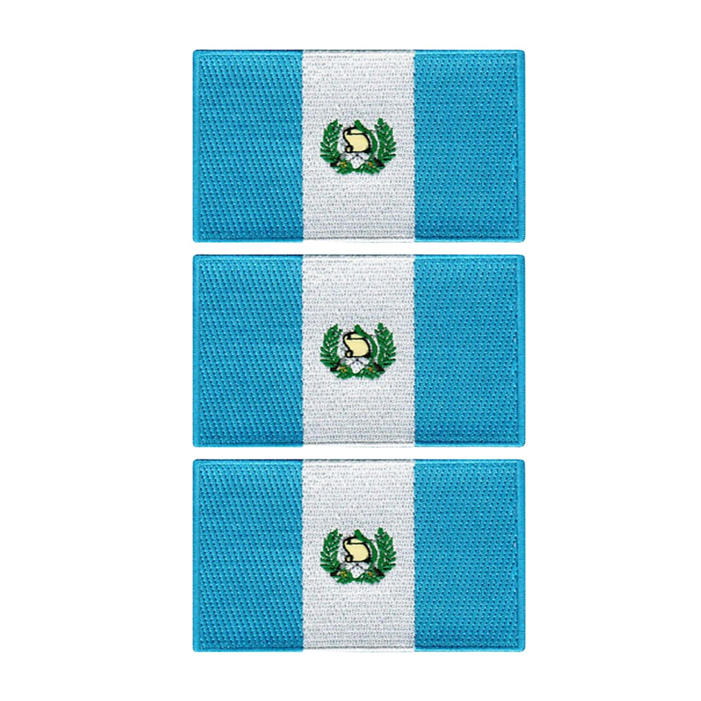 3 Pieces All Countries Flag Patches, 7×4 cm Embroidered Iron-On/Sew On National Flags, World Country Badge Appliques for Vest, Jacket, Backpack, Hat, (K-S)