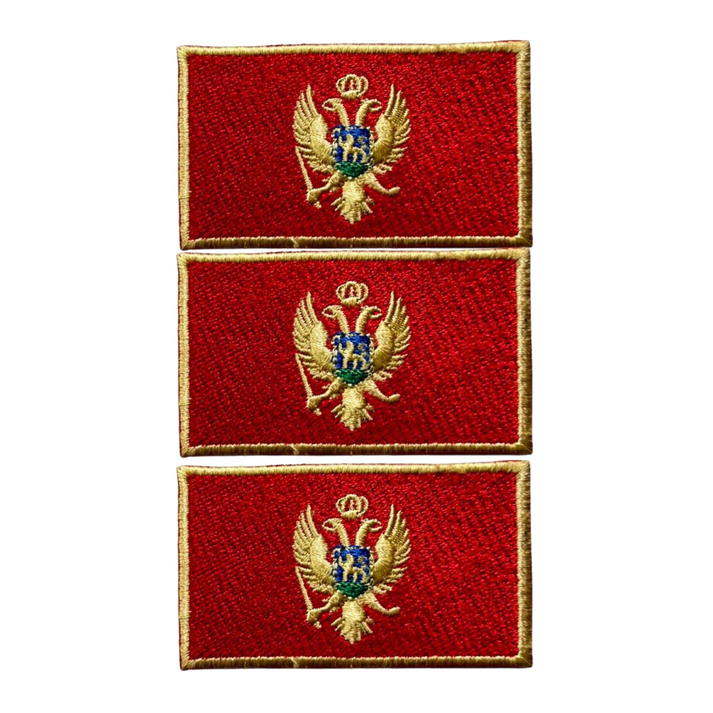 3 Pieces All Countries Flag Patches, 7×4 cm Embroidered Iron-On/Sew On National Flags, World Country Badge Appliques for Vest, Jacket, Backpack, Hat, (T-Z)