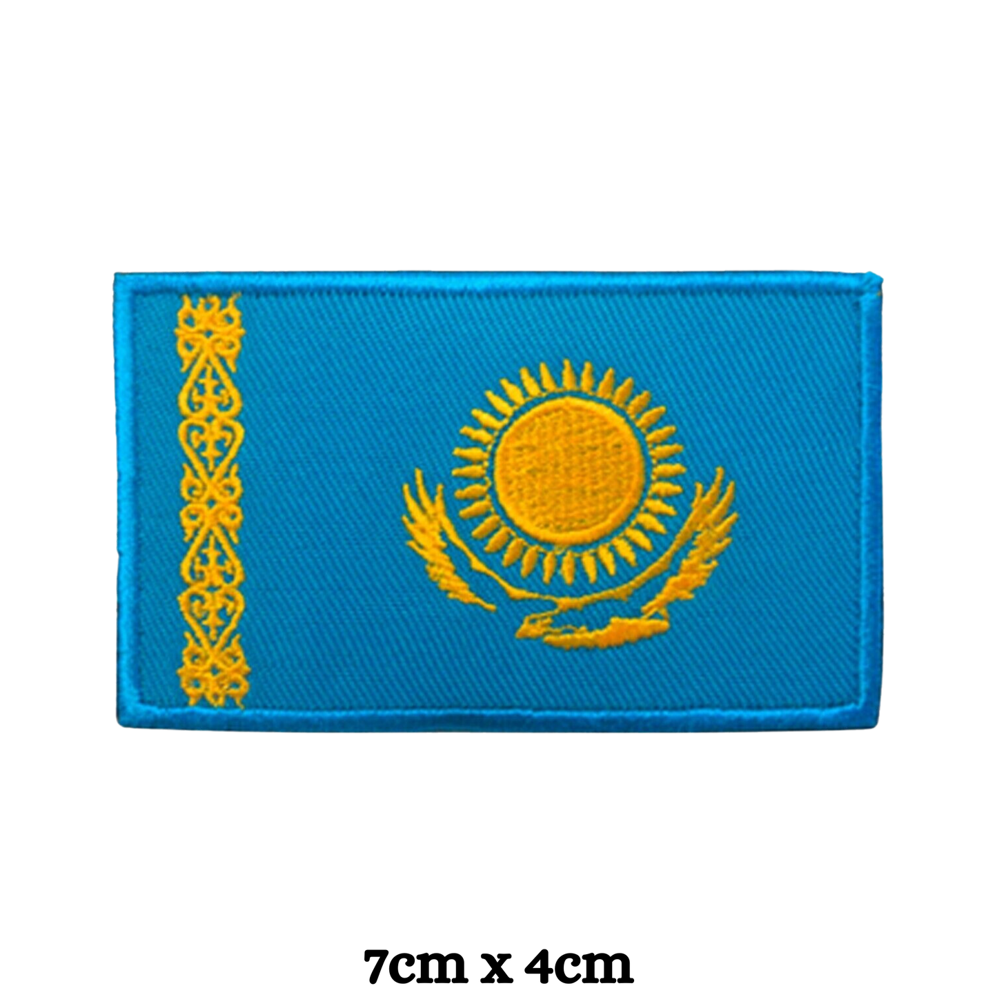 Country Flag Embroidered Patch – Iron On / Sew On National Flag Badge | All Countries Available | Jacket, Backpack, Hat, Uniform – Choose Your Country (K-S)
