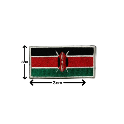 All Country Flag Patches (3 × 2 cm), Embroidered Iron-On/Sew On National Flags, Badge Traveler Gift Patch for Jacket, Backpack, Hat DIY Craft (K-S)