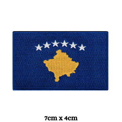 Country Flag Embroidered Patch – Iron On / Sew On National Flag Badge | All Countries Available | Jacket, Backpack, Hat, Uniform – Choose Your Country (K-S)