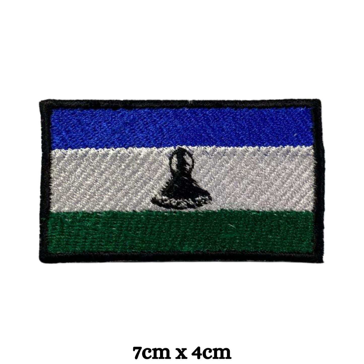 Country Flag Embroidered Patch – Iron On / Sew On National Flag Badge | All Countries Available | Jacket, Backpack, Hat, Uniform – Choose Your Country (K-S)