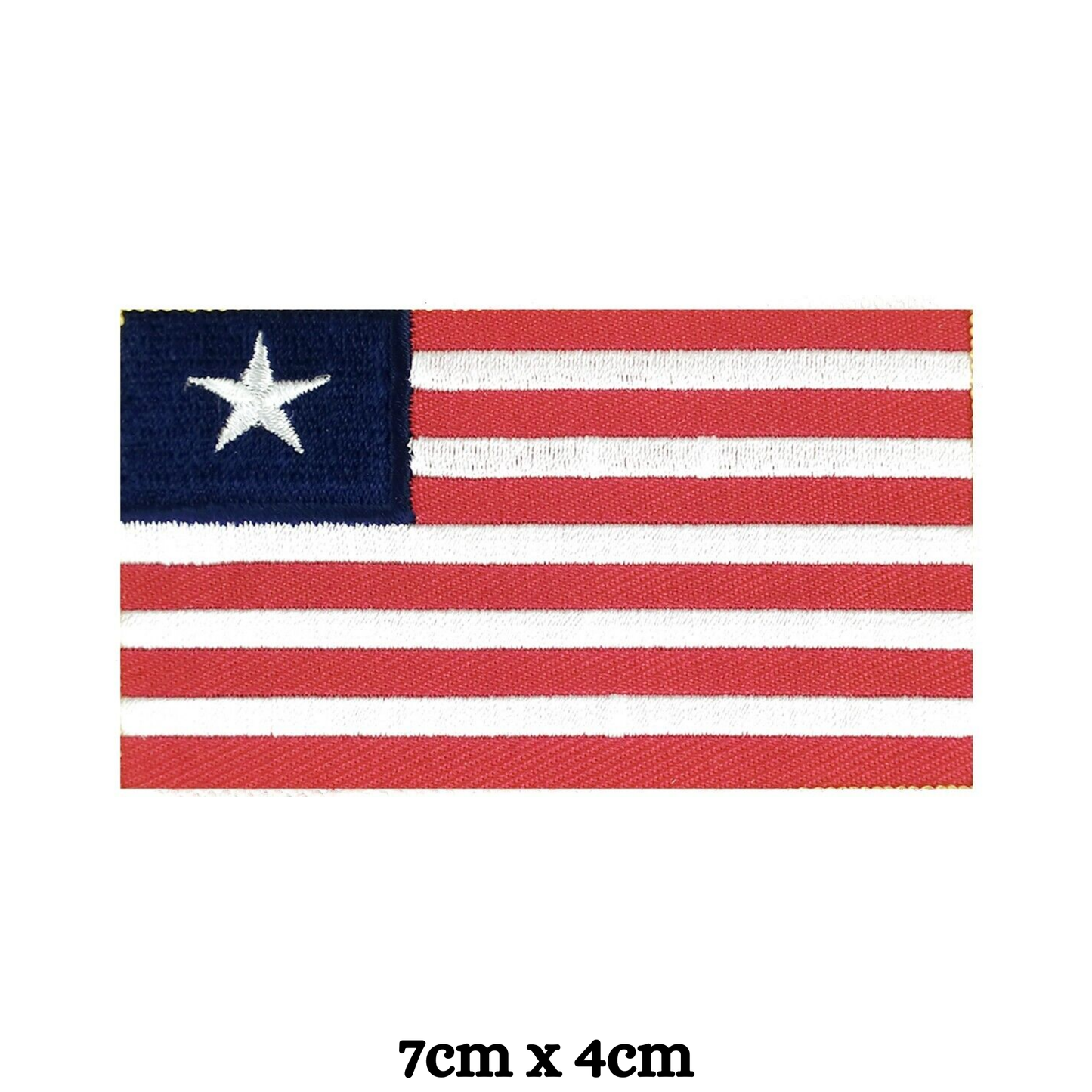 Country Flag Embroidered Patch – Iron On / Sew On National Flag Badge | All Countries Available | Jacket, Backpack, Hat, Uniform – Choose Your Country (K-S)