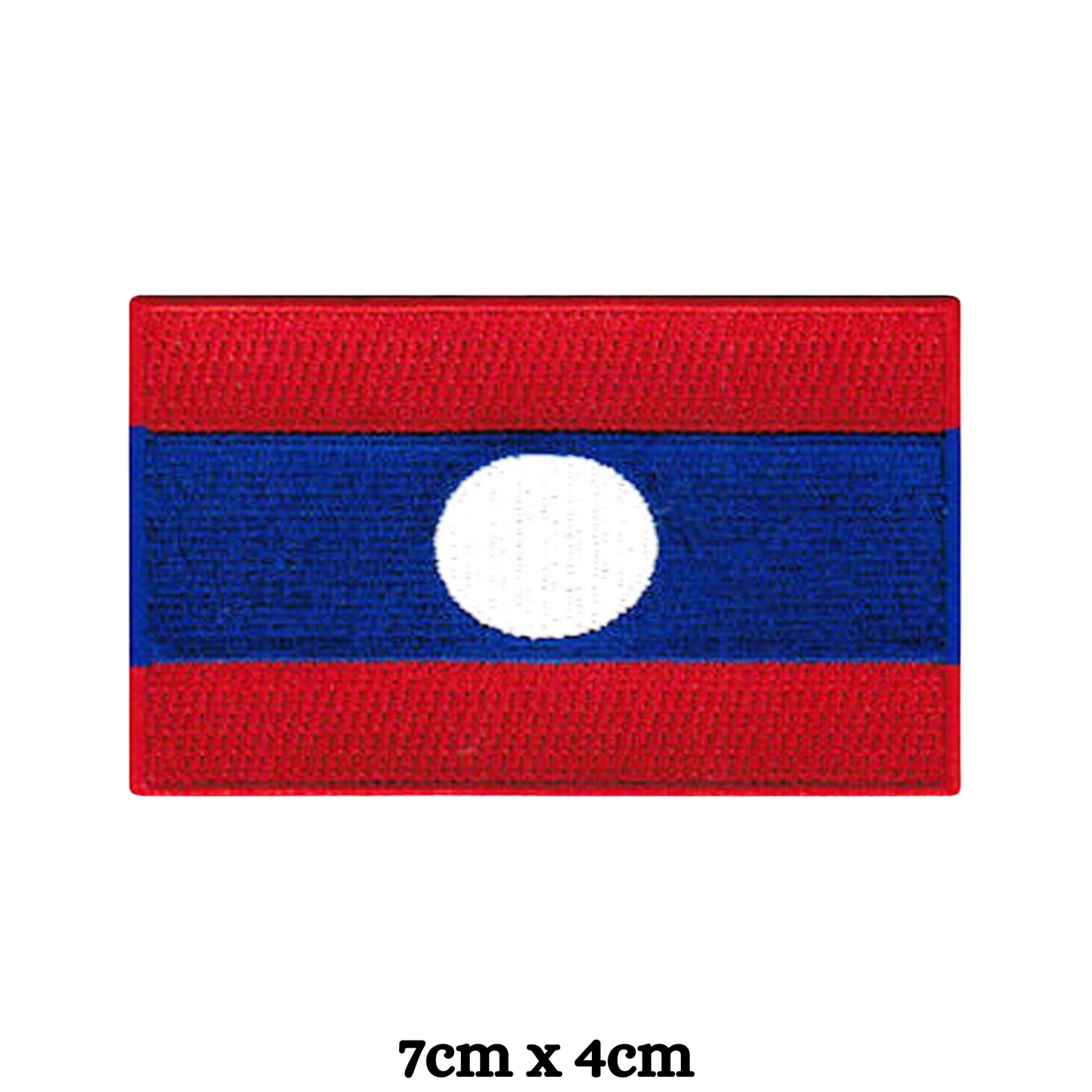 Country Flag Embroidered Patch – Iron On / Sew On National Flag Badge | All Countries Available | Jacket, Backpack, Hat, Uniform – Choose Your Country (K-S)