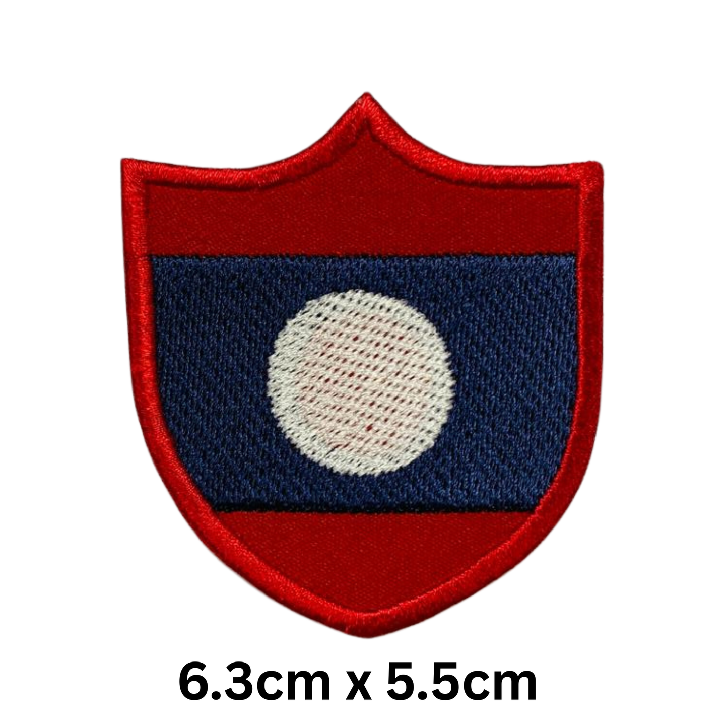 Shield Flag Patch – Embroidered Iron On / Sew On Shield Shaped National Flag Badge | All Countries Available | Heraldic Crest Patch for Jacket, Backpack, Biker Vest, Uniform – Choose Your Country (K-S)